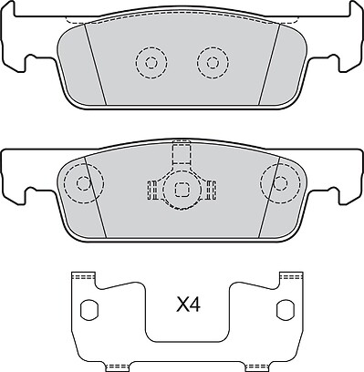 BRAKE PADS DACIA LOGAN II SANDERO II FR